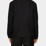 Julius Cash Flannel Overshirt - Darl Grey Melange - Hugo Sthlm