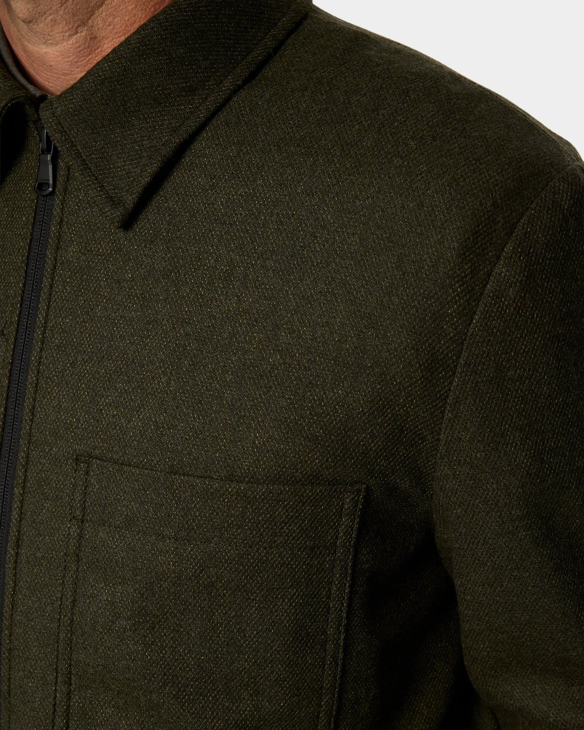 Julius Cash Flannel Overshirt - Forset Green - Hugo Sthlm