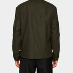 Julius Cash Flannel Overshirt - Forset Green - Hugo Sthlm