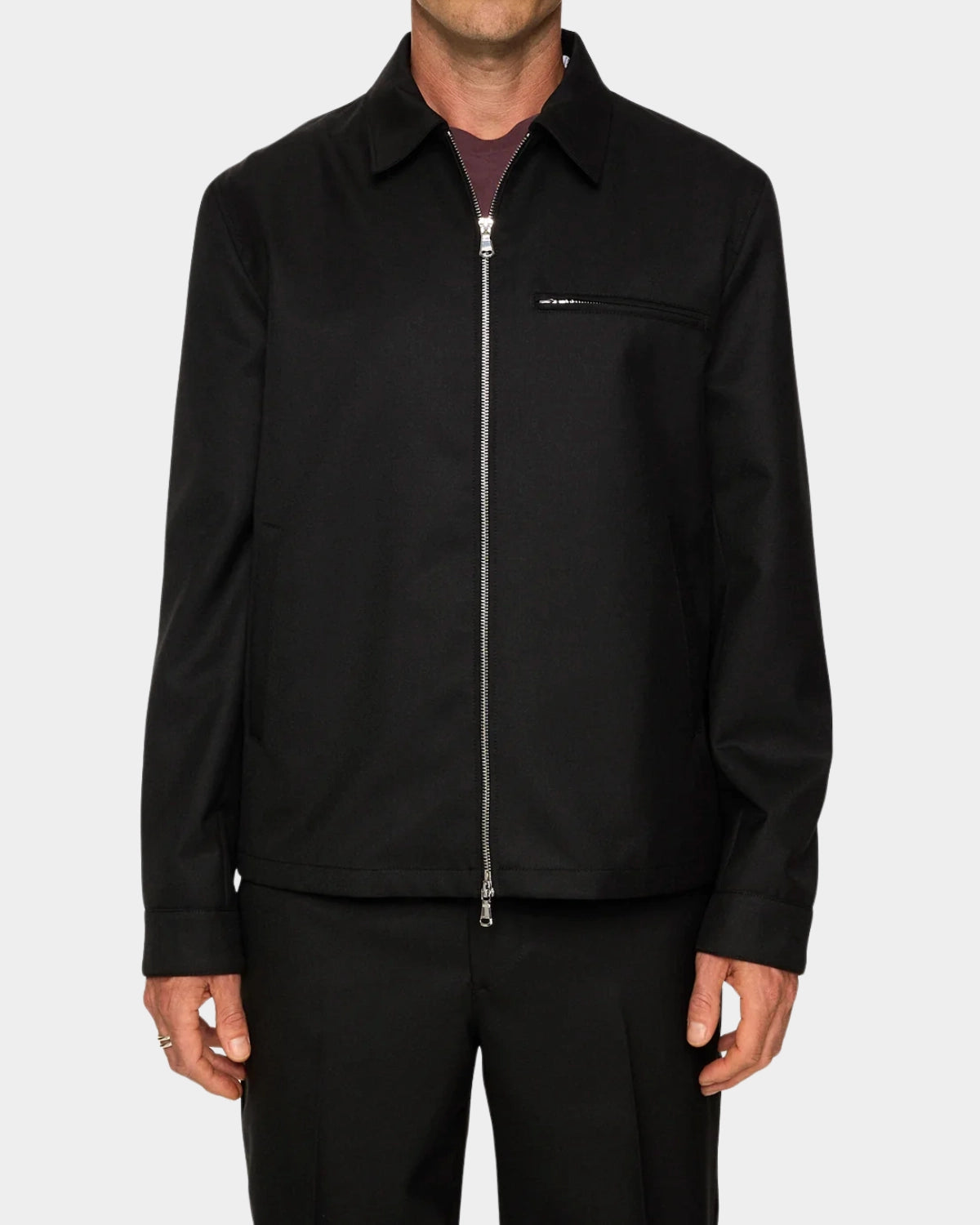 Juri Sharp Twill Jacket - Black - Hugo Sthlm