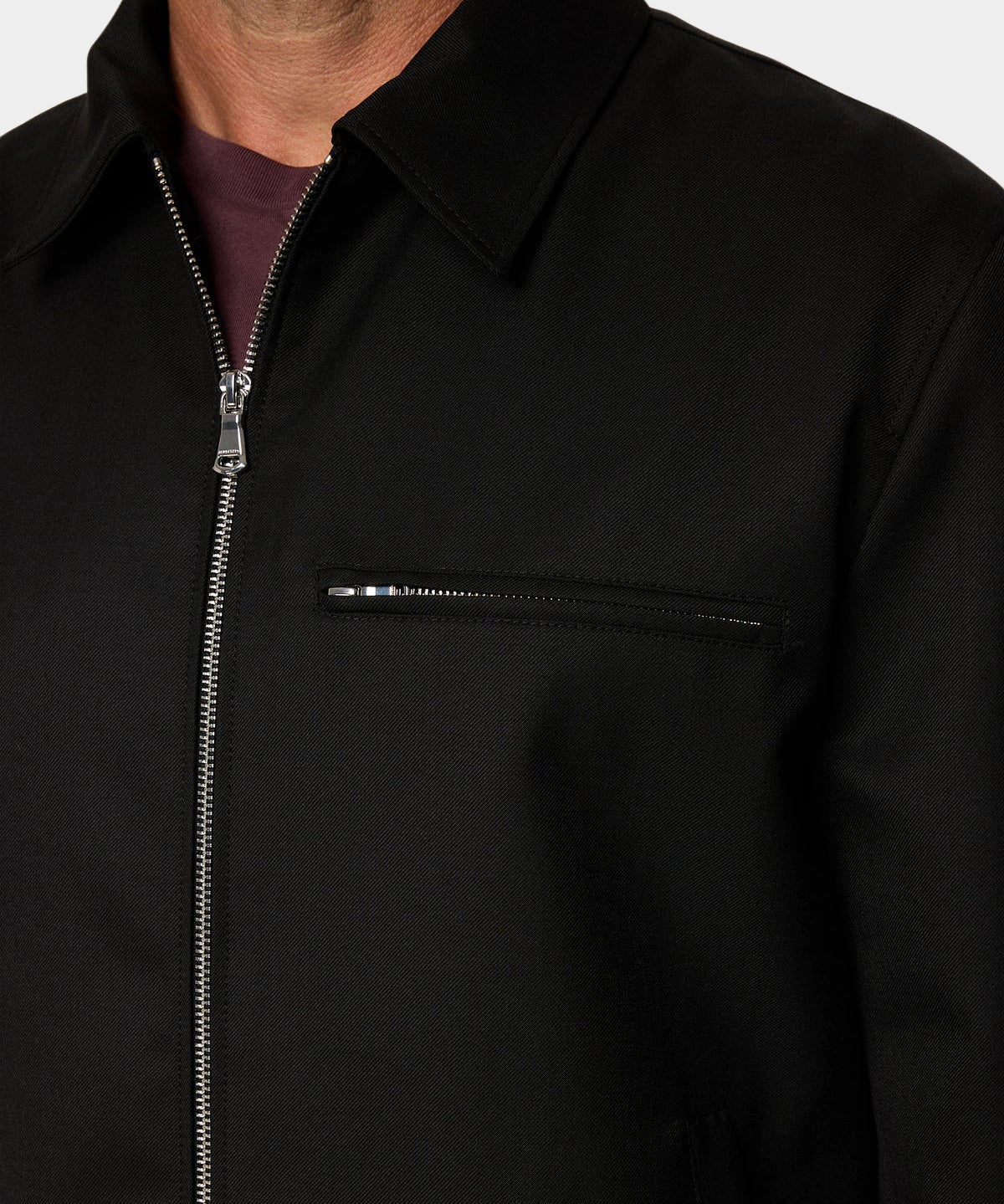 Juri Sharp Twill Jacket - Black - Hugo Sthlm