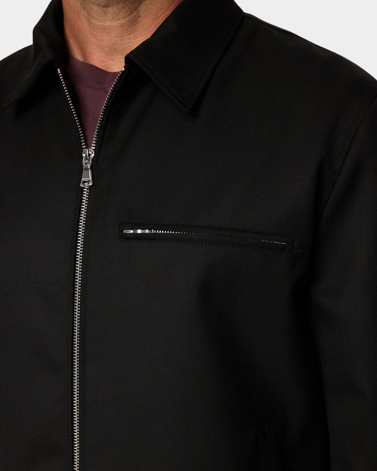 Juri Sharp Twill Jacket - Black - Hugo Sthlm