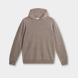 Karl Merino Hoodie - Brindle Melange
