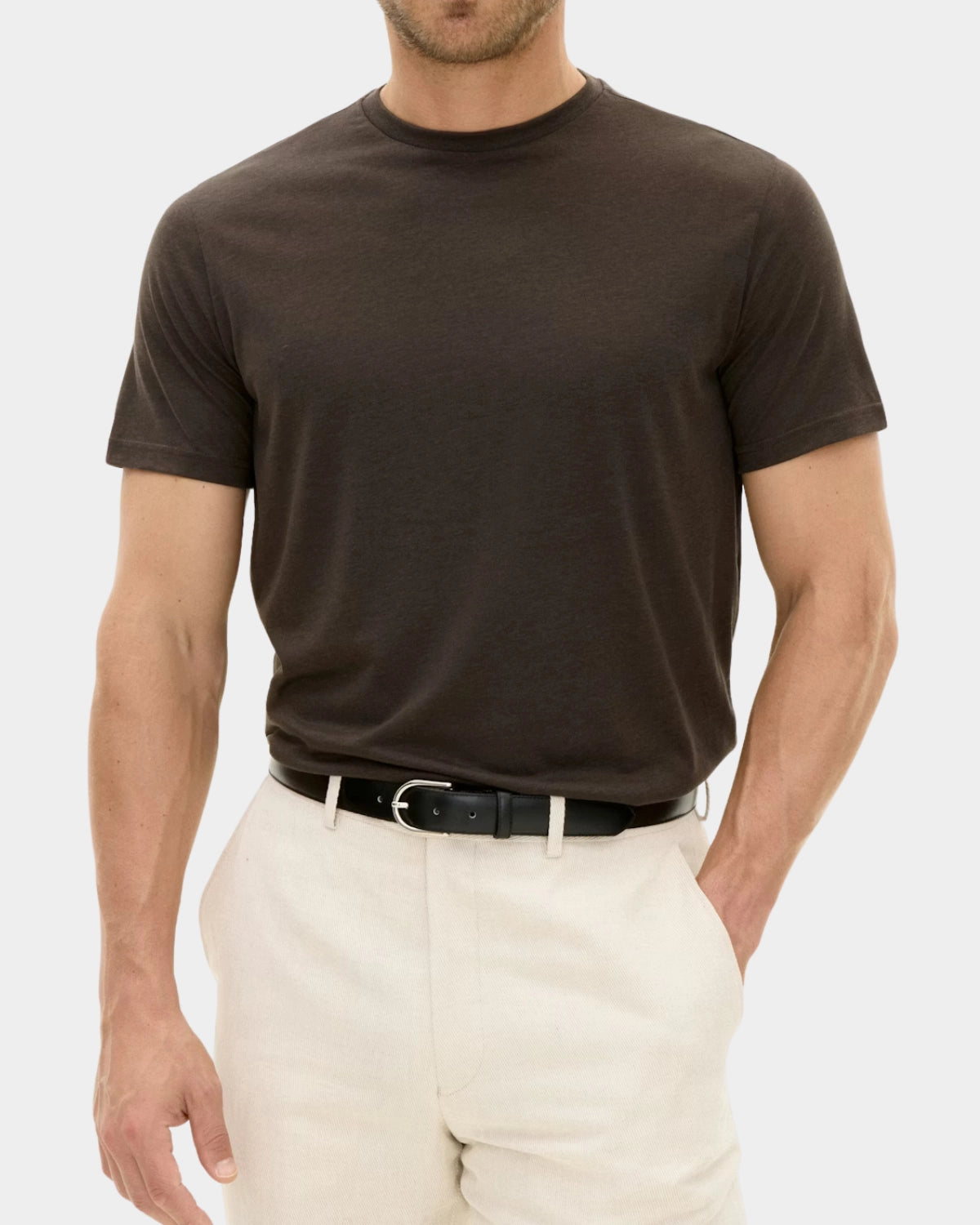 Kim T-shirt - Brown Elk - Hugo Sthlm