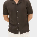 Kirk Knitted Shirt - Brown - Hugo Sthlm