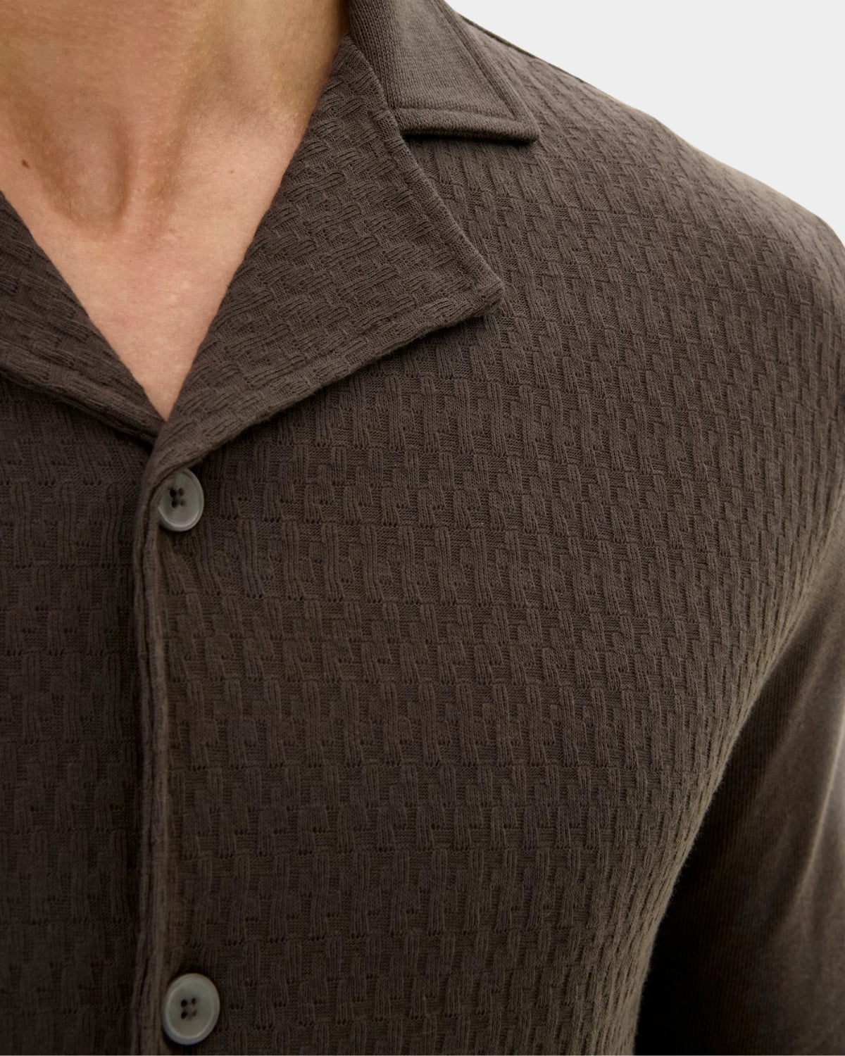 Kirk Knitted Shirt - Brown - Hugo Sthlm