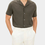Kirk Knitted Shirt - Green - Hugo Sthlm