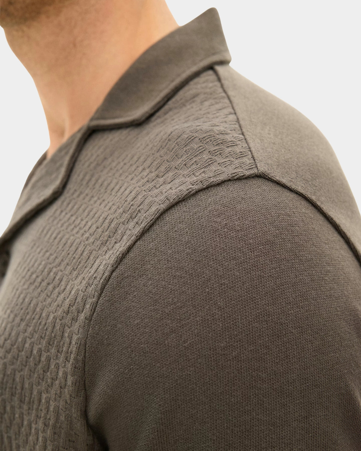 Kirk Knitted Shirt - Green - Hugo Sthlm