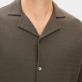 Kirk Knitted Shirt - Green - Hugo Sthlm