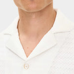 Kirk Knitted Shirt - White - Hugo Sthlm
