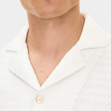 Kirk Knitted Shirt - White - Hugo Sthlm