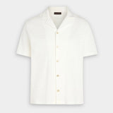 Kirk Knitted Shirt - White - Hugo Sthlm