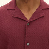 Kirk Knitted Shirt - Port Red - Hugo Sthlm