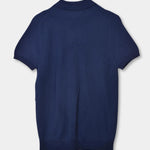 Knitted SS Polo - Navy - Hugo Sthlm