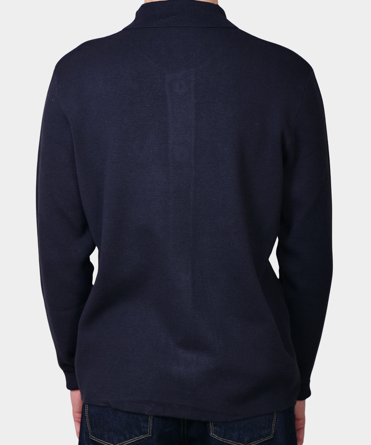 Knitted Overshirt Pocket Chest - Navy - Hugo Sthlm