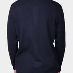 Knitted Overshirt Pocket Chest - Navy - Hugo Sthlm
