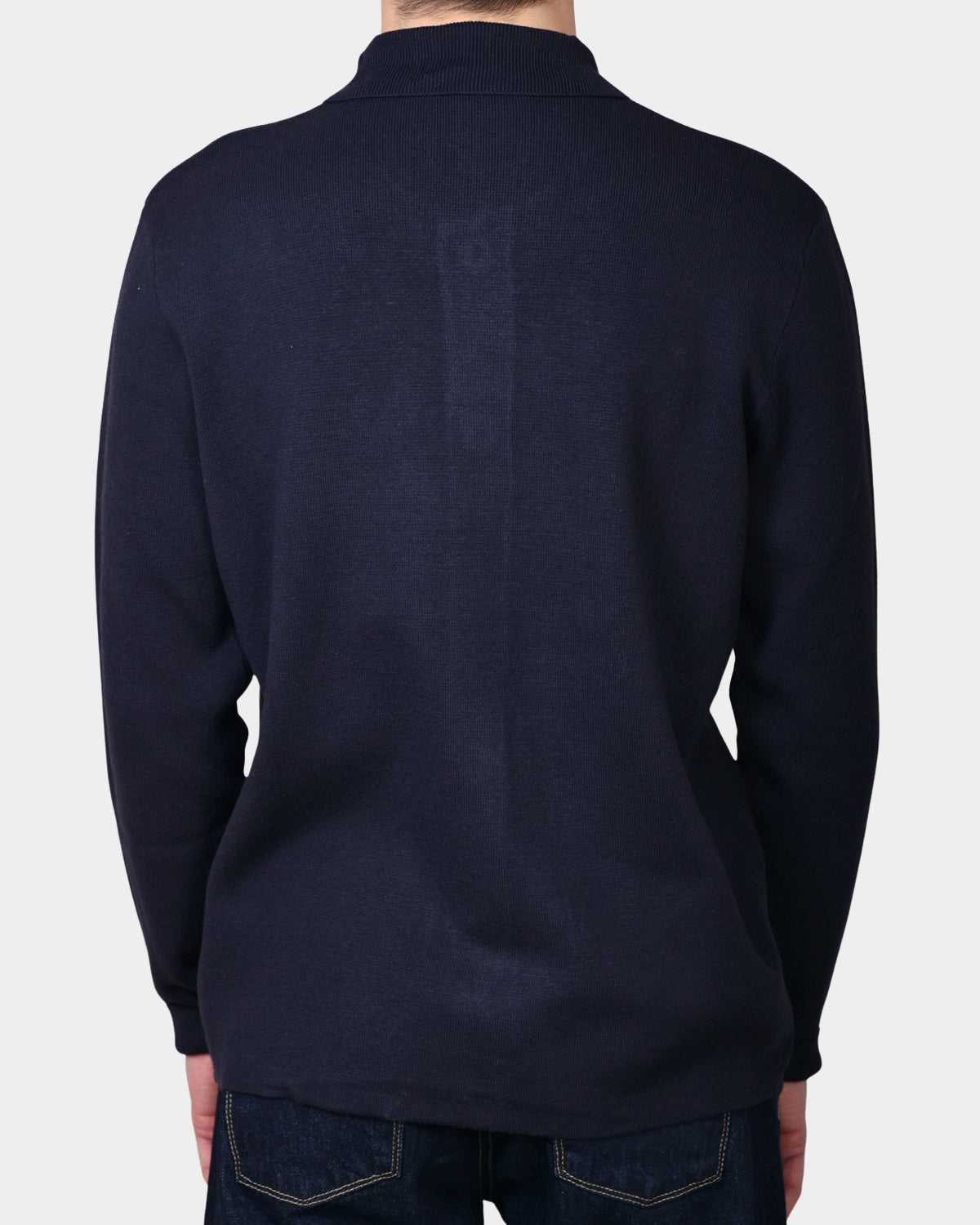 Knitted Overshirt Pocket Chest - Navy - Hugo Sthlm
