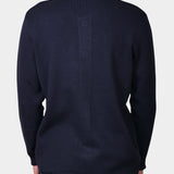 Knitted Overshirt Pocket Chest - Navy - Hugo Sthlm