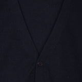 Knitted Vest Merino - Navy - Hugo Sthlm