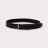 Laghi Braided leather Belt - Brown