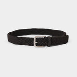 Lendinara Braided Nylon Belt - Brown
