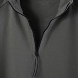Light Fleece Half Zipped Sweatshirt - Bronze Green - Hugo Sthlm