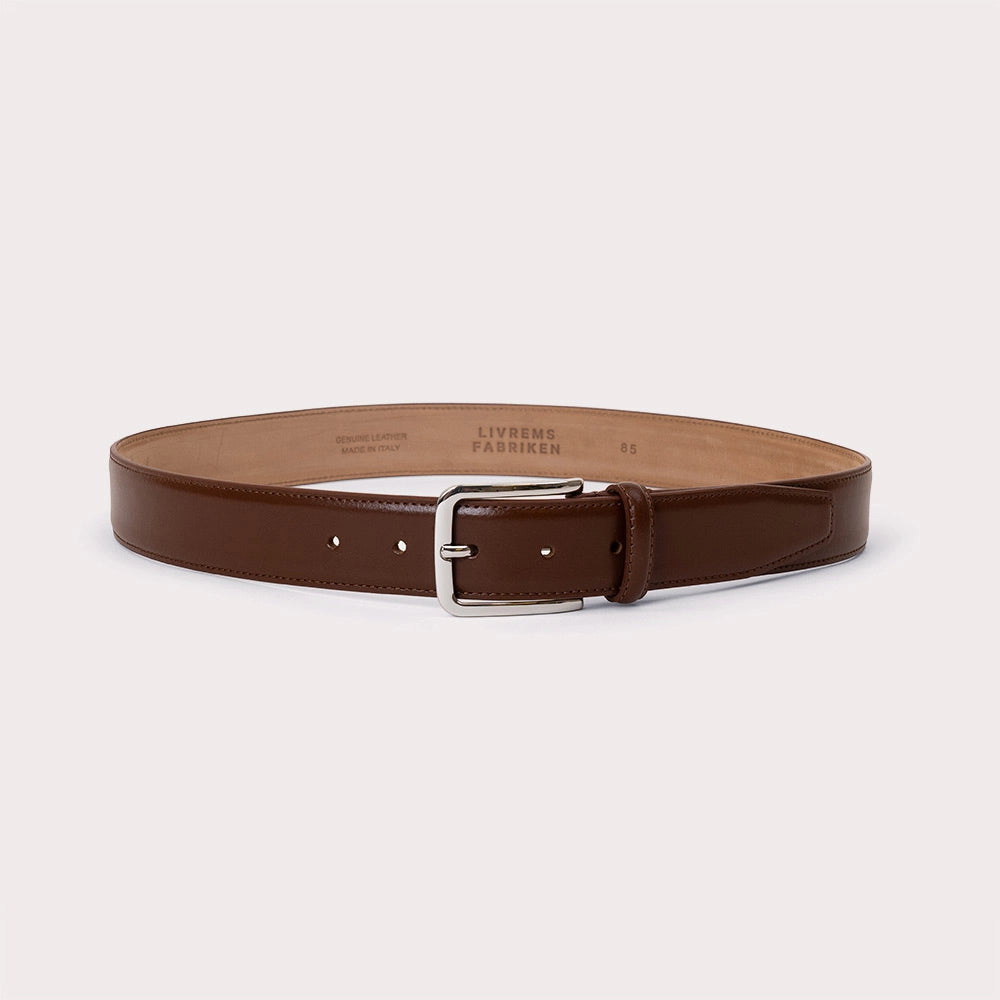 Limana Leather Belt - Mahogny - Hugo Sthlm