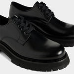 Derby Leather Shoe - Black - Hugo Sthlm