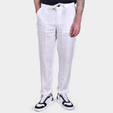 Linen Pants - White - Hugo Sthlm