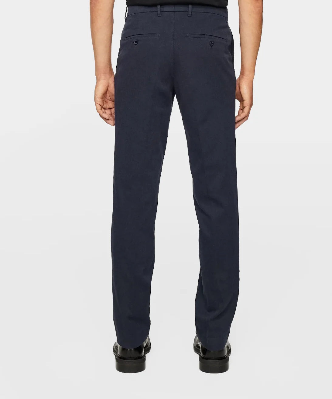 Lois C Flannel Twill Pants - JL Navy - Hugo Sthlm