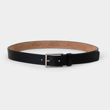 Longare Safiano Leather Belt - Black