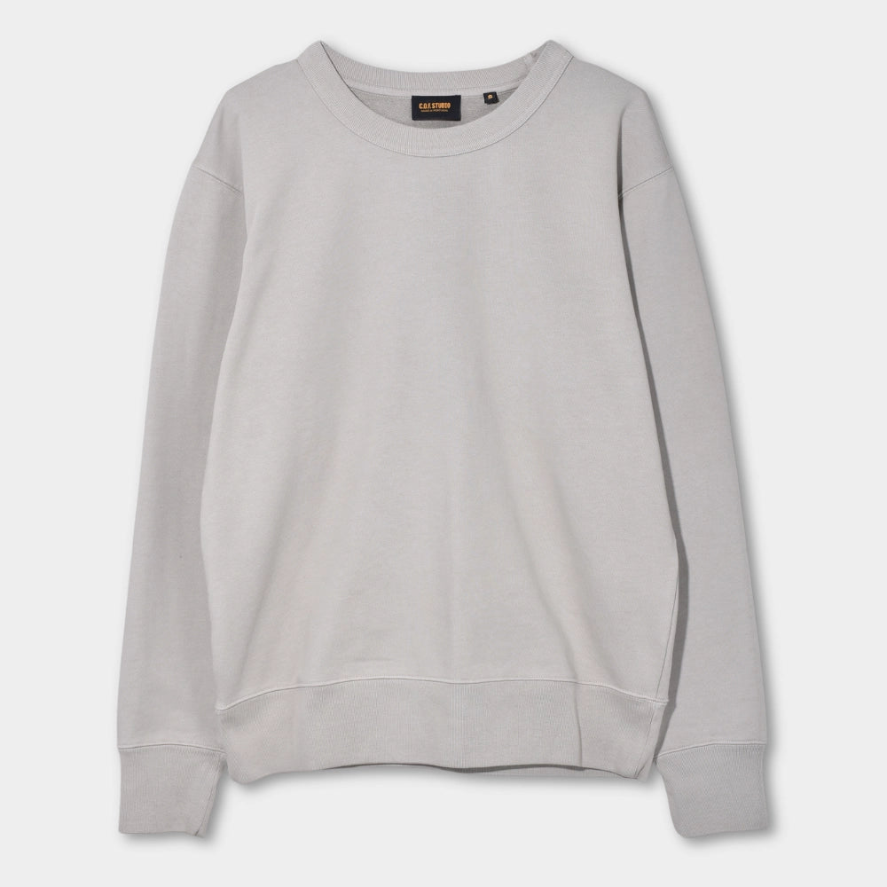 Loop Wheel Sweatshirt Unbrushed Terry' - Cement - Hugo Sthlm