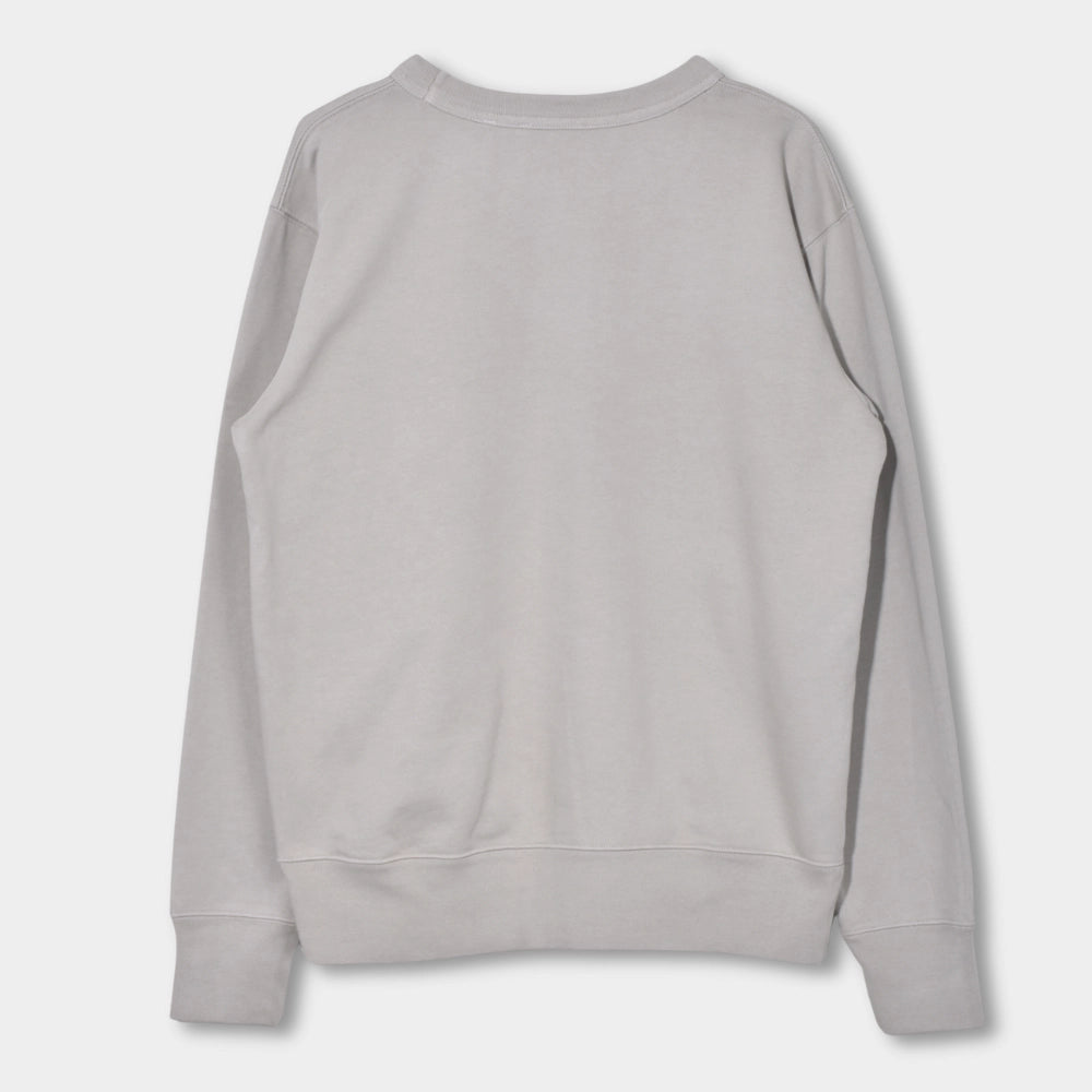 Loop Wheel Sweatshirt Unbrushed Terry' - Cement - Hugo Sthlm