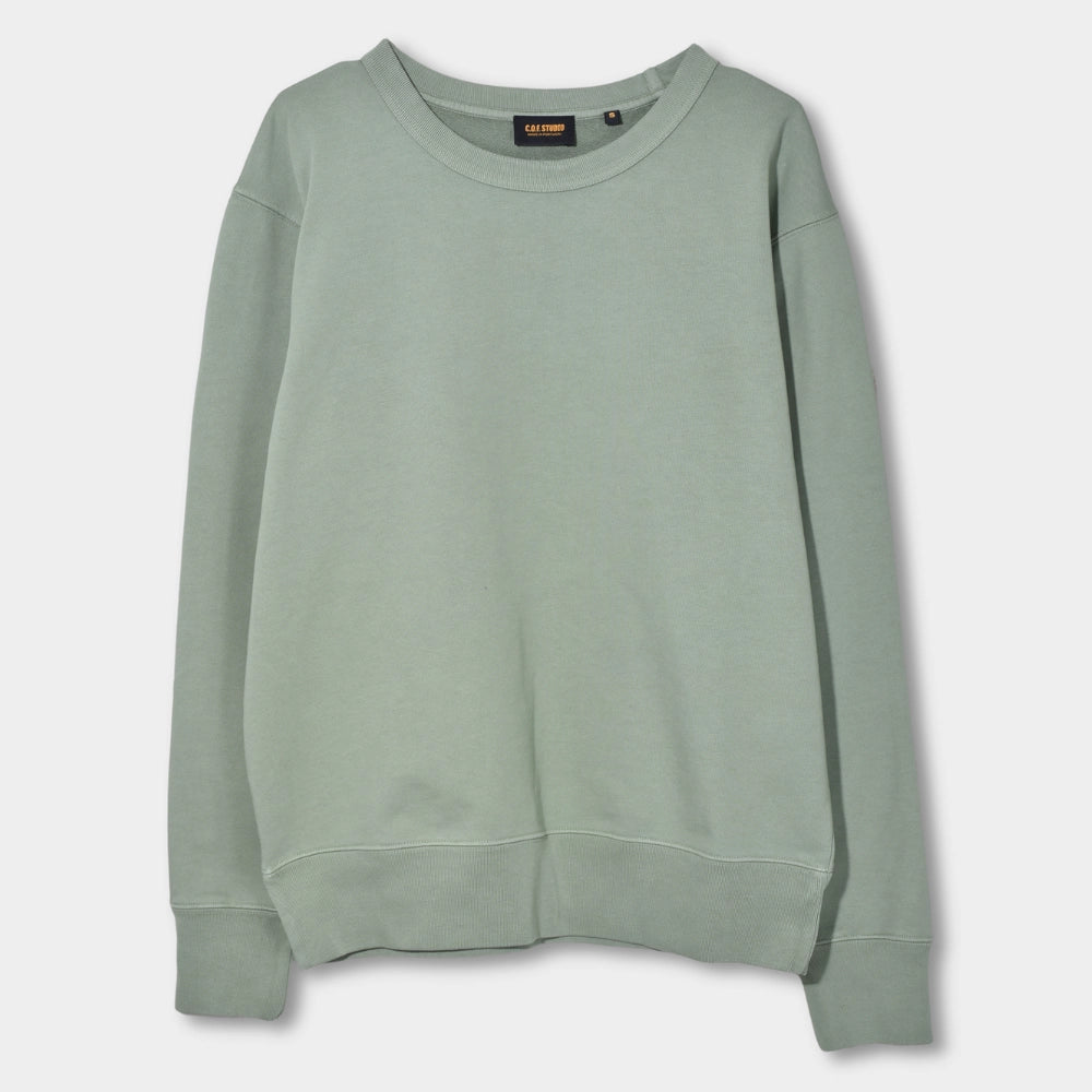 Loop Wheel Sweatshirt Unbrushed Terry' - Moss - Hugo Sthlm