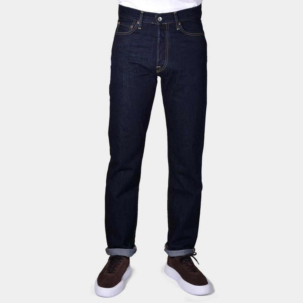 M6 Straight Fit Org 13 OZ Deep Indigo - Rinsed - Hugo Sthlm