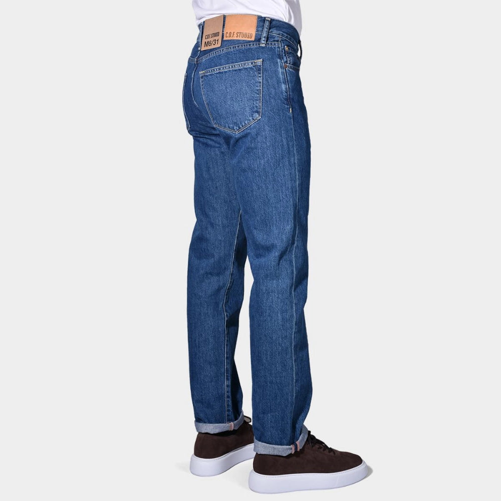 M6 Straight Fit Org 13OZ Indigo - 6x Wash - Hugo Sthlm