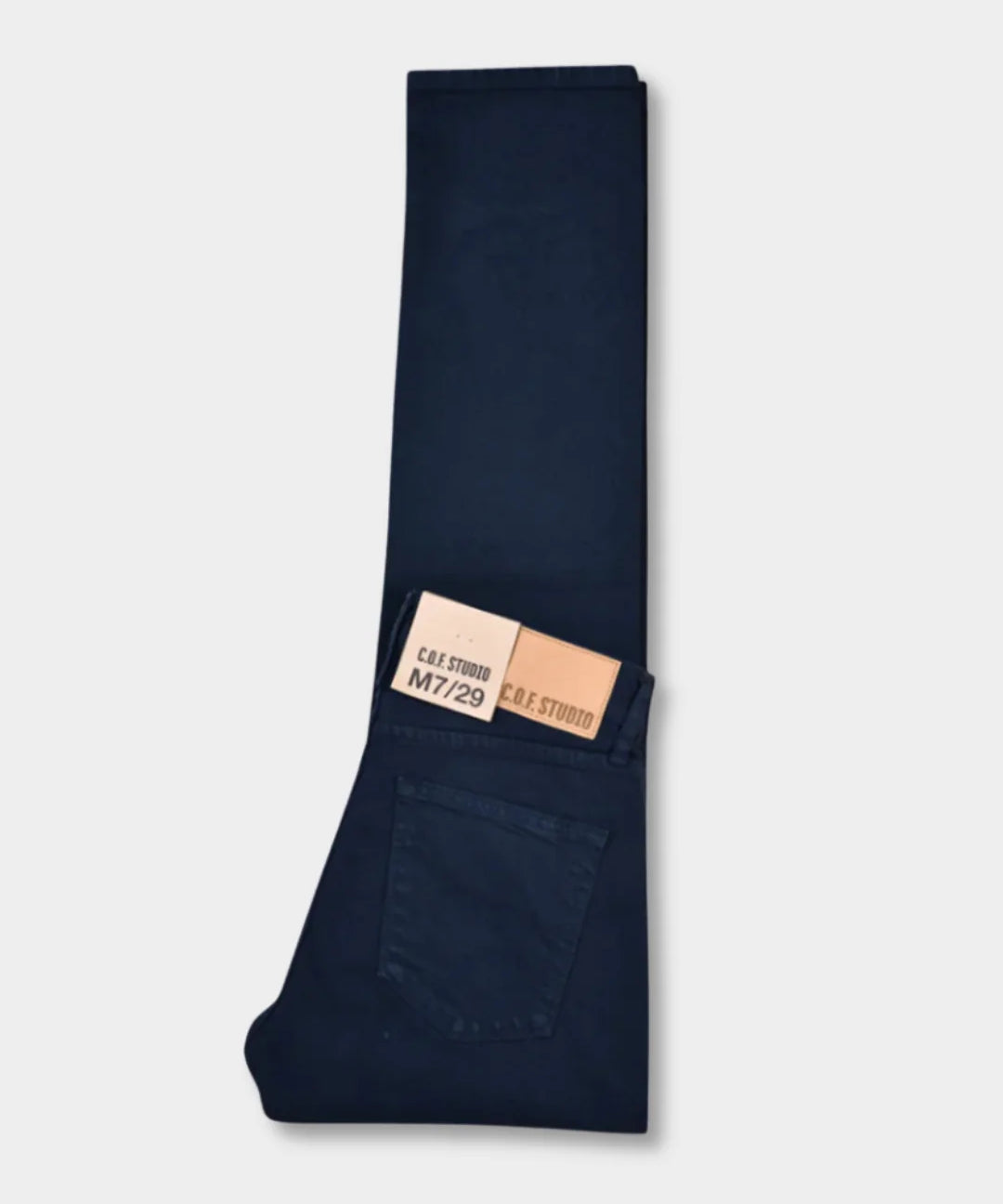 M7 TAPERED COMFORT ORGANIC - Blue - Hugo Sthlm