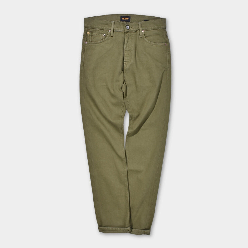 M7 Tapered Comfort Organic - Olive - Hugo Sthlm