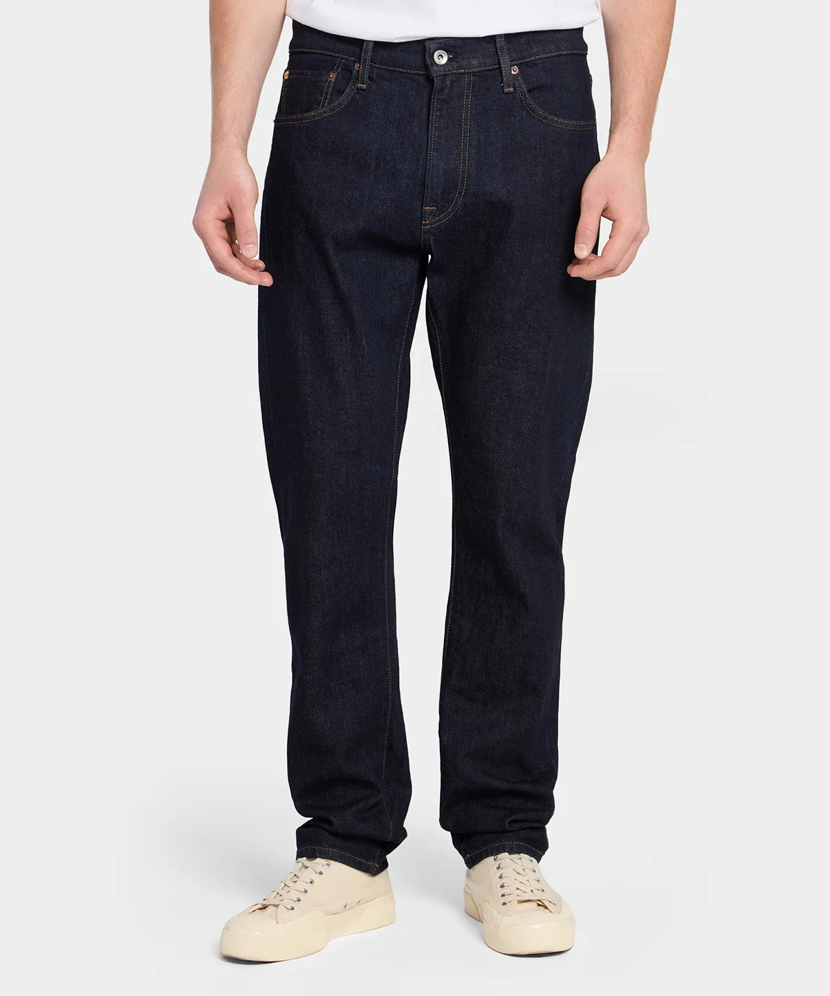 M7 Tapered Comfort Organic Indigo - Rinsed - Hugo Sthlm