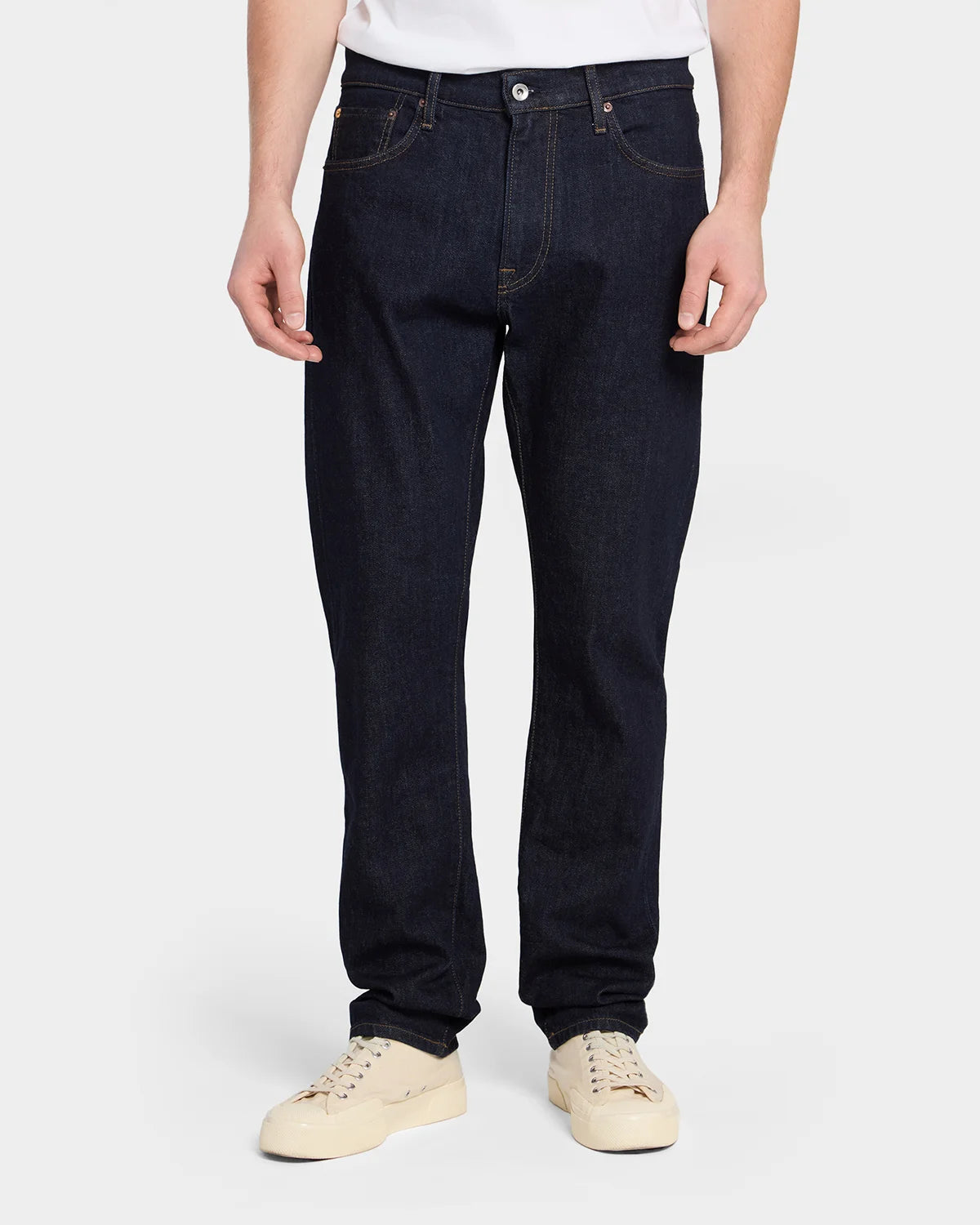 M7 Tapered Comfort Organic Indigo - Rinsed - Hugo Sthlm