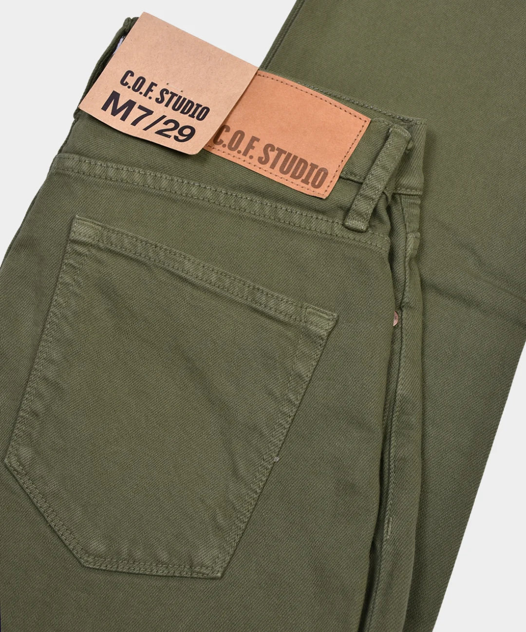 M7 TAPERED COMFORT ORGANIC - Green - Hugo Sthlm