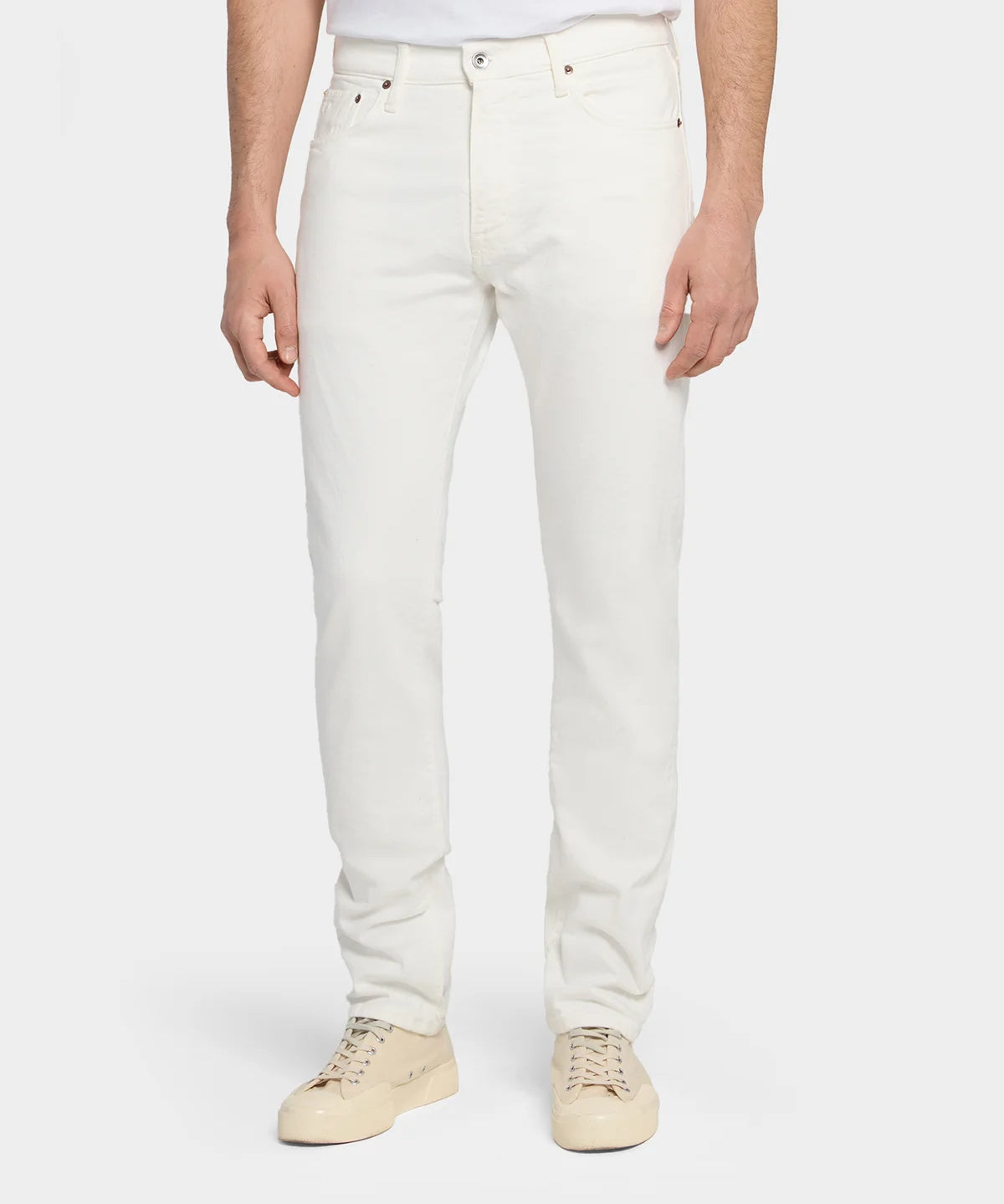 M8 Straight Comfort Organic Ecru - Stone Wash - Hugo Sthlm
