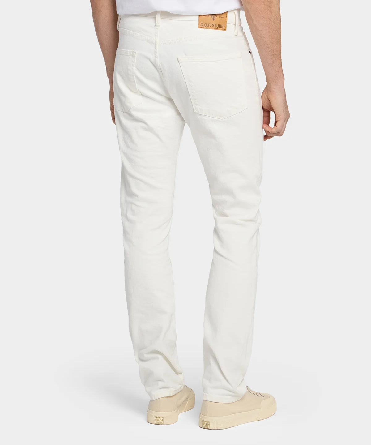 M8 Straight Comfort Organic Ecru - Stone Wash - Hugo Sthlm