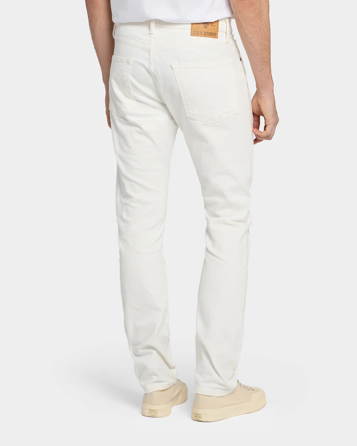 M8 Straight Comfort Organic Ecru - Stone Wash - Hugo Sthlm