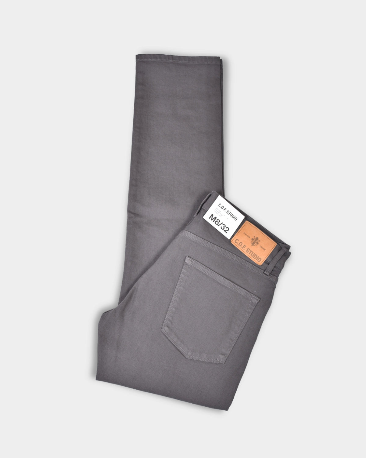 M8 Straight Comfort Organic Ecru - Anthracite - Hugo Sthlm