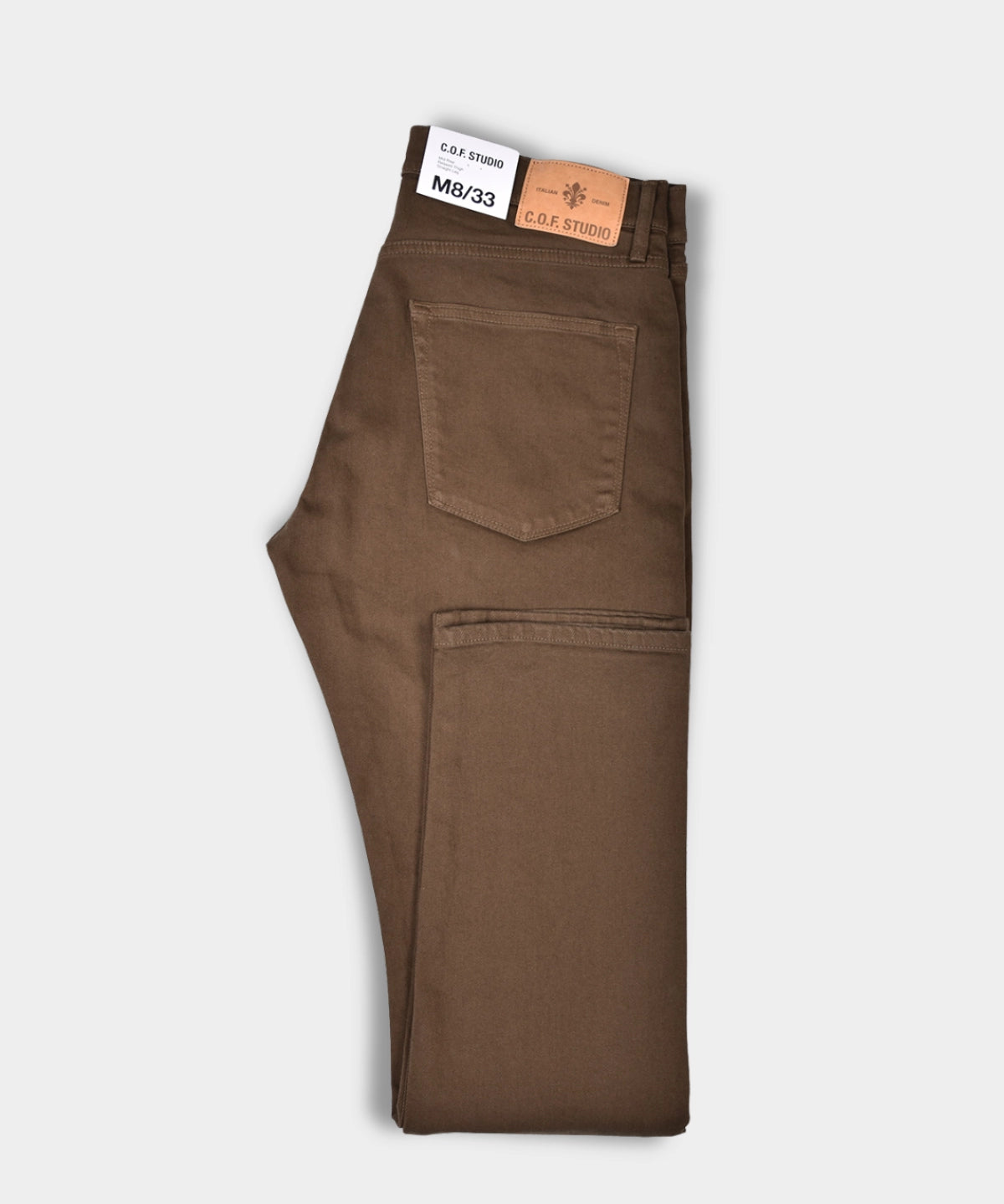 M8 Straight Comfort organic Ecru - Nutella - Hugo Sthlm