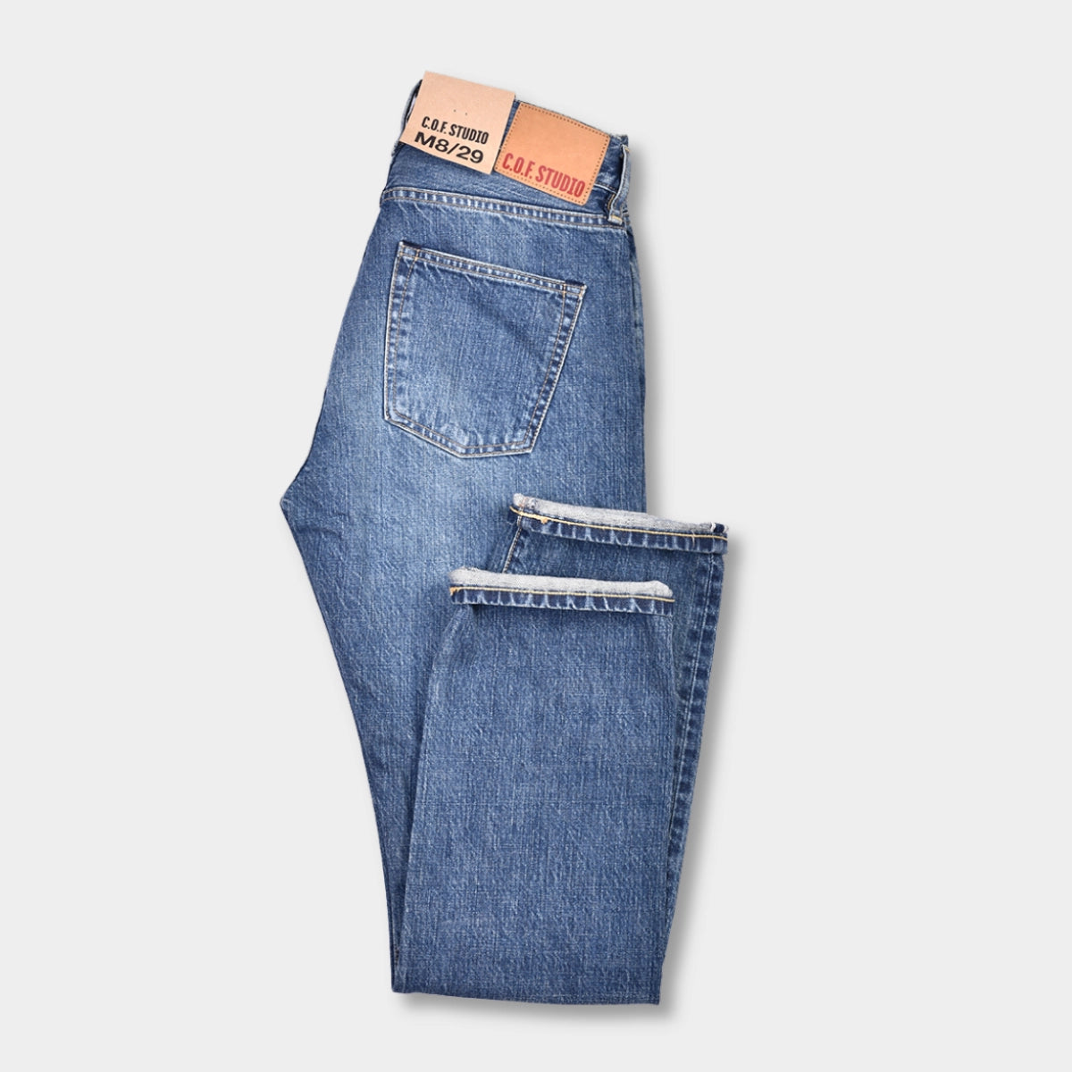 M8 Straight Fit 14 oz Selvedge - Authentic Aged - Hugo Sthlm