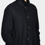 Mac Coat Boiled Wool - Black - Hugo Sthlm