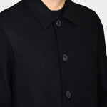 Mac Coat Boiled Wool - Black - Hugo Sthlm