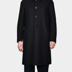 Mac Coat Boiled Wool - Black - Hugo Sthlm